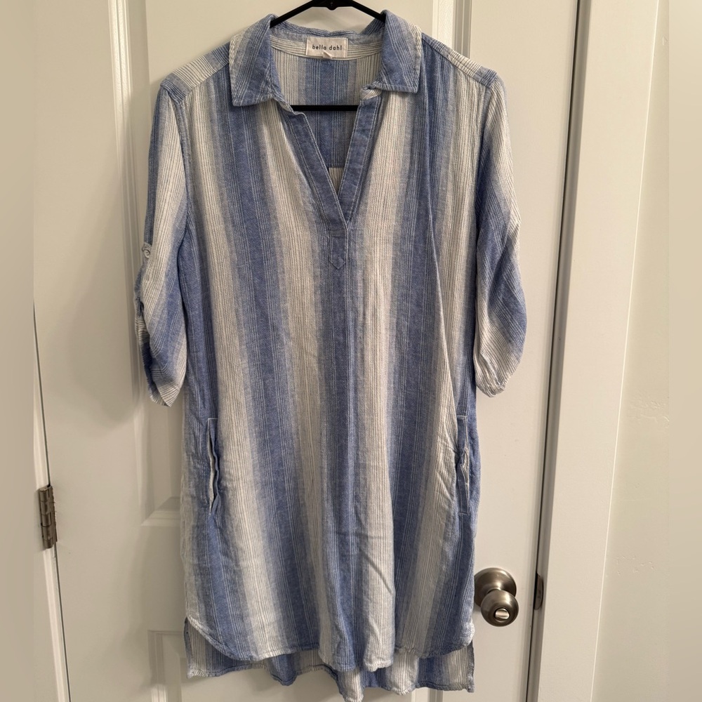 Bella Dahl Stripped Linen Dress